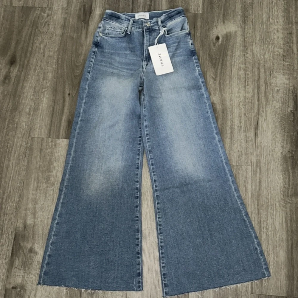 FRAME Le Palazzo Crop high-waisted jeans - Picture 3 of 13